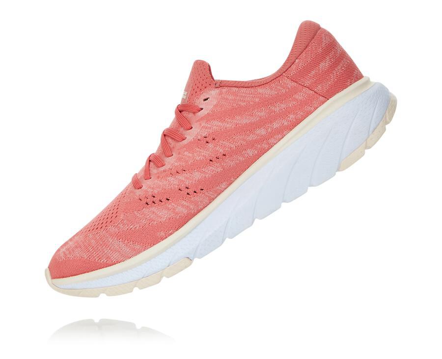 Hoka One One Cavu 3 Promenadskor Dam - Orange/Vita - GSETX-7841